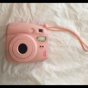PINK INSTAX MINI 8 POLAROID CAMERA